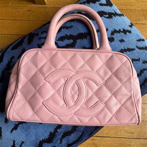 chanel maxi bowling bag|Chanel bowling bag pink.